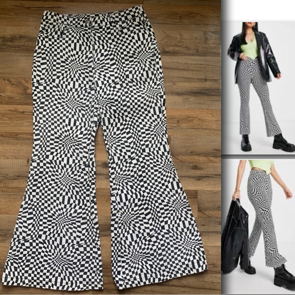 Psychedelic Flared Jeans  Princess Polly XX Size-6